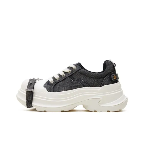 ABCICEY Canvas Shoes Low Top Truffle Unisex