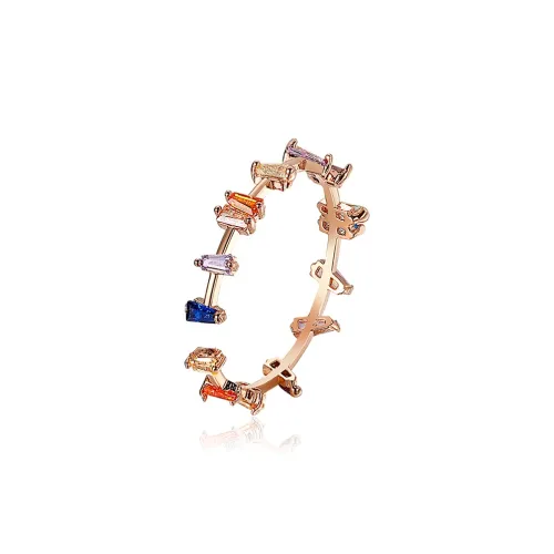 Floating Joy Медные Цирконовые Кольца Женские