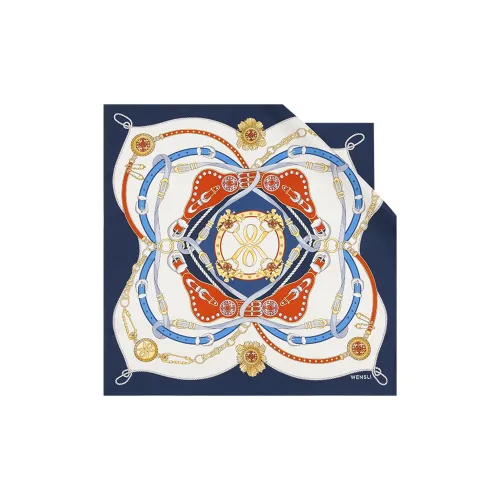 WENSLI Шарфы из тутового шелка для женщин