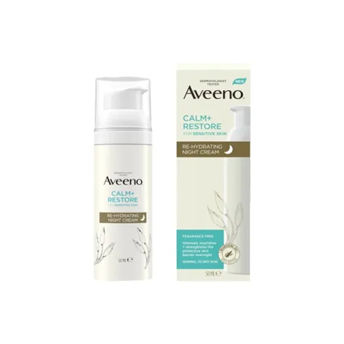 Aveeno Face успокаивающий ночной крем для восстановления 50 мл