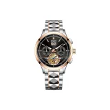 9311-Черный с розовым золотом циферблат