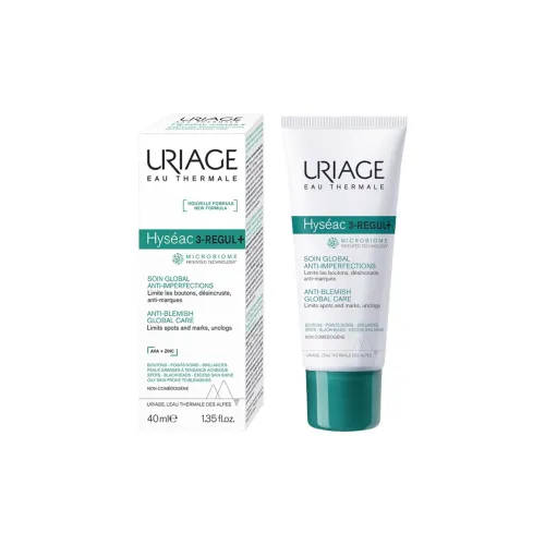 Uriage HyséAC 3 Regul Защитный Крем Успокаивающий ACNE Осветление Пигментации Удаление Черных Точек 40 мл