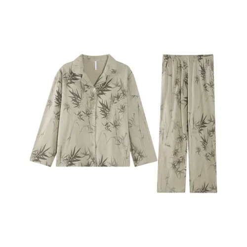 William Pajama Комплект Женский Зеленый