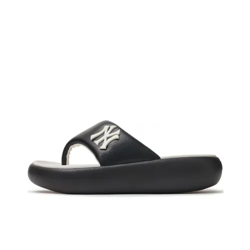Mlb Base Logo Нью-Йорк Янкис Устойчивые к истиранию шлепанцы унисекс черные