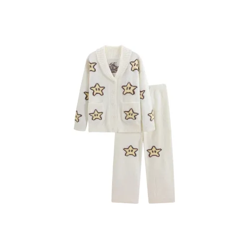 WANANNI Пижамный комплект Женский Белый