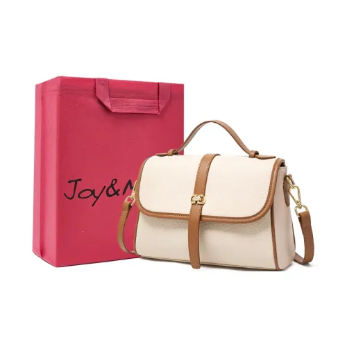 Joy Mario Коровья кожа GOOD Looking Текстура Эксклюзивный Дизайн Практичный Повседневный Маленький Женский Экрю Классический черный