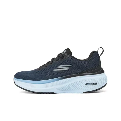 Skechers WOMEN'S GO Series Низкие Беговые Кроссовки Женские Черные Синие