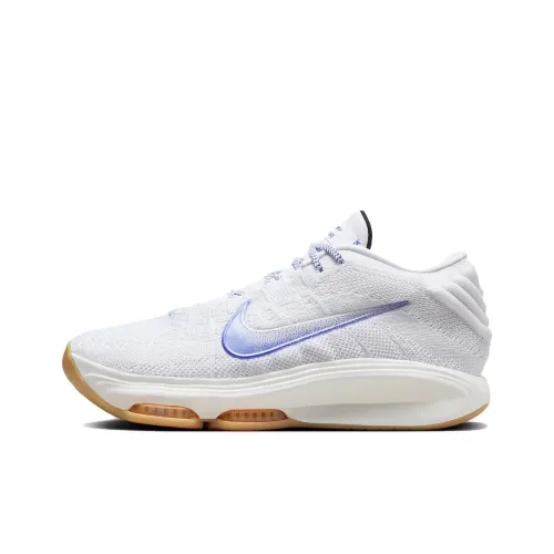 Nike Air Zoom GT Hustle 3 'Blueprint' Амортизация Устойчивый к истиранию Дышащий Низкий Верх Баскетбольные кроссовки Мужские Белые