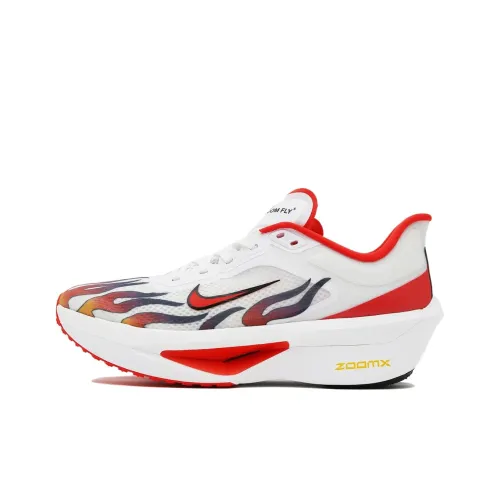 Nike Поддерживающие и Эластичные Низкие Беговые Кроссовки Унисекс Белые и Красные