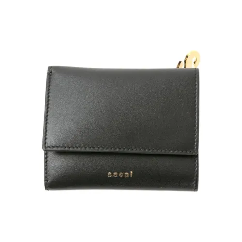 sacai Кошельки Черный Женские