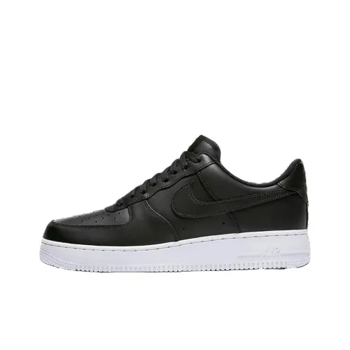 Nike Air Force 1 Slip Resistant Abrasion Resistant Низкий Топ Скейтбординг Кроссовки Мужские Черные