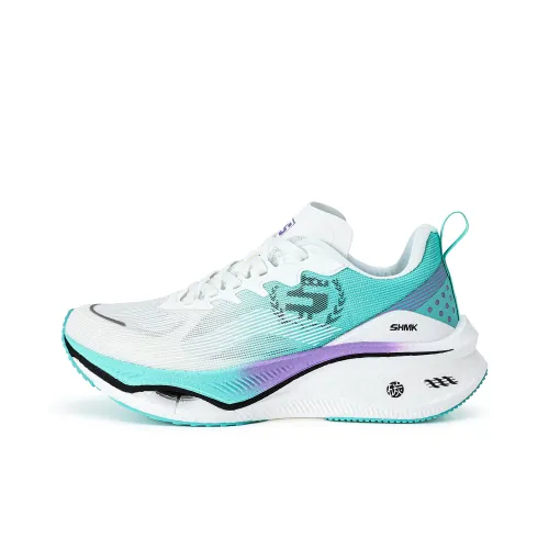 SHMK SUPREME Feiwing 2,0 Беговые кроссовки Низкий Топ SS1007 7 Белый Синий Фиолетовый Мужской