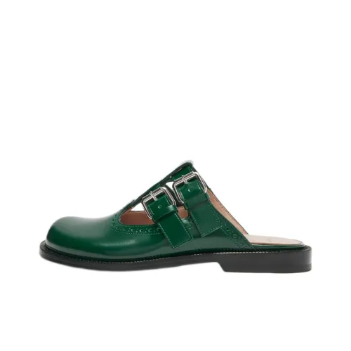 LOEWE Campo Домашние тапочки Женские Зеленый