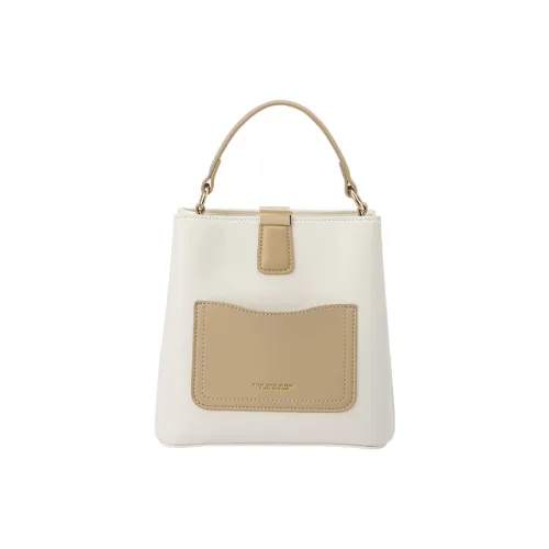 SEM R Винтаж Цветовой блок Коммутирование Через плечо Сумка Женские Экрю хаки Черный