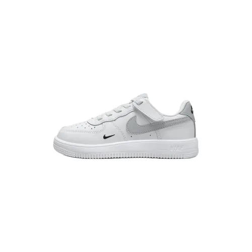 Nike Air Force 1 Slip Resistant Abrasion Resistant Low Топ Скейтборд Кроссовки Белый Детский