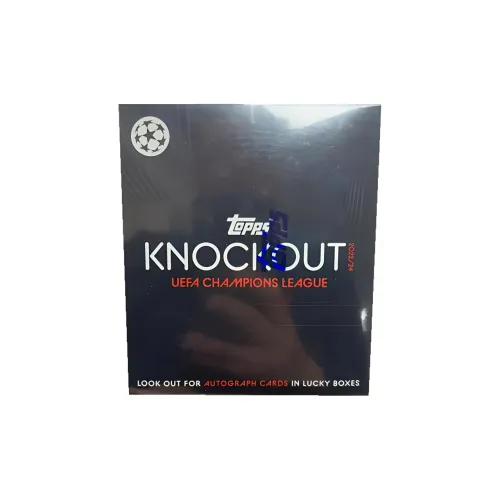 Topps 2023 24 UEFA Champions League Knockout Stage Soccer Star Карты Спортивные Карты Целая Коробка