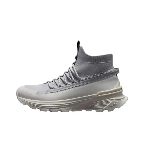 Moncler Monte Runner Low Топ Повседневная обувь Женская Серебряная