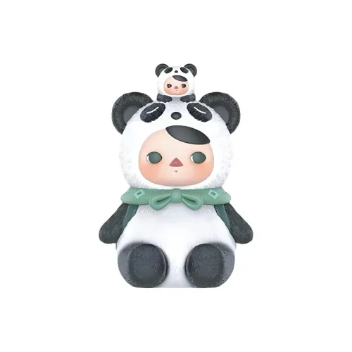 POP MART Pucky Эльф Панда Baby Прозрачный Слепой Бокс на Карточке 100% 6,5 см