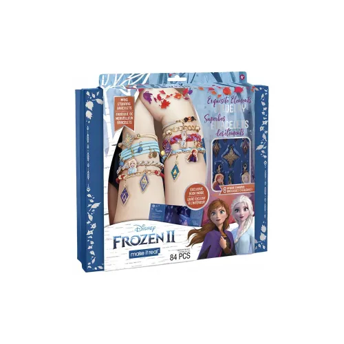 MAKE IT REAL Frozen Collection Красота Элегантность DIY Ограниченный Набор Браслет с бусинами Elsa Princess Игрушки