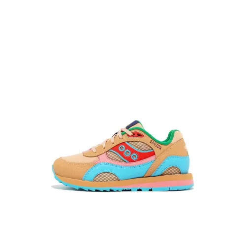 Saucony Shadow 6000 Детские беговые кроссовки Низкий топ Коричневый Kids