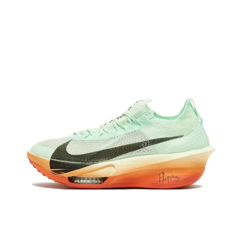 Nike Air Zoom Alphafly Next% 3 с амортизацией противоскользящий дышащий низкий топ беговые кроссовки для гонок унисекс бежевый