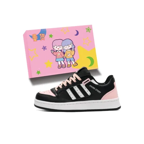 LIANGHUO Амортизация Ударостойкость Устойчивость к истиранию Дышащие Низкие Кроссовки для скейтбординга Женские Черные Розовые