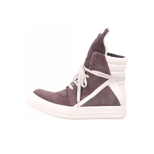 RICK OWENS Скейтборд Кроссовки Высокие Коричневые Женские