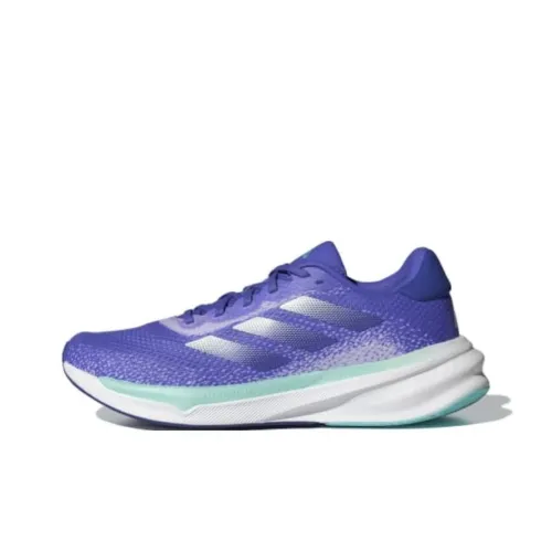 Adidas SUPERNOVA STRIDE Противоскользящий устойчивый к истиранию Низкий топ Повседневная Беговая обувь Женская Синий Фиолетовый