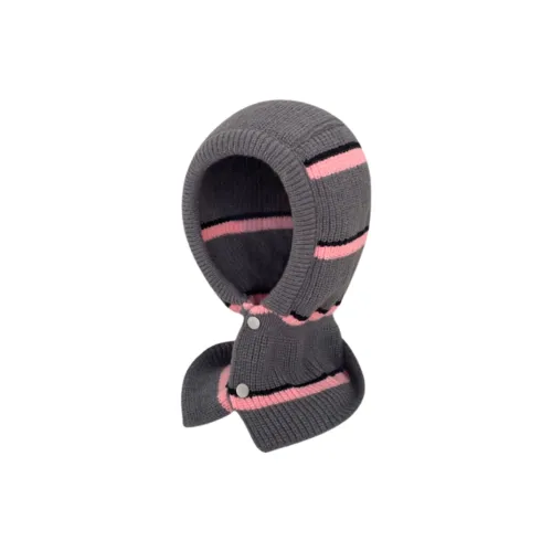 NOMK Акриловые Шапки и Кепки Женские Серые