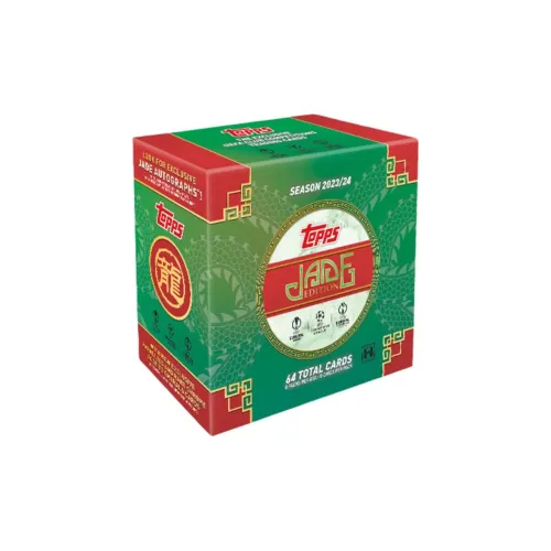 Topps UEFA Год дракона Яшмовые спортивные карты Целая коробка