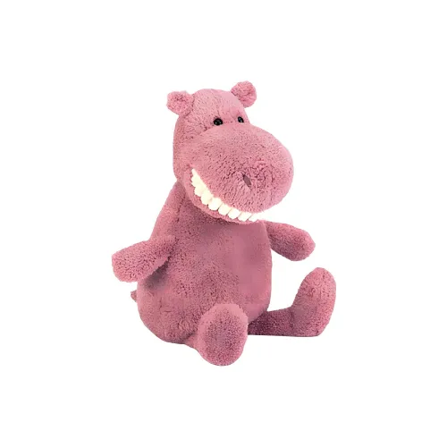 JELLYCAT Улыбающийся бегемот Большой смех с большими зубами Куклы Плюшевая кукла В стоячем положении Высота 36 см