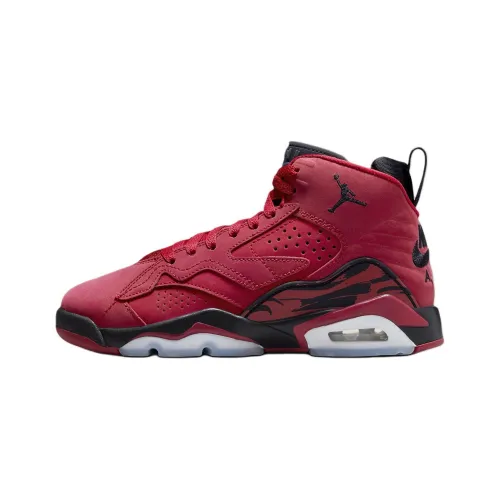 Jordan Jumpman MVP Противоскользящие амортизаторы Высокие детские баскетбольные кроссовки красного цвета для подростков