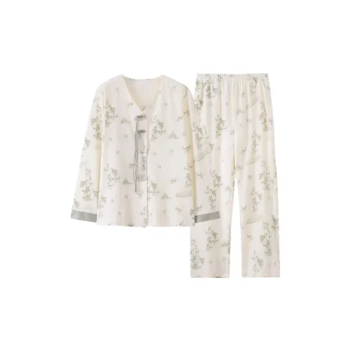 Song Qianya Пижамный комплект женский абрикосовый