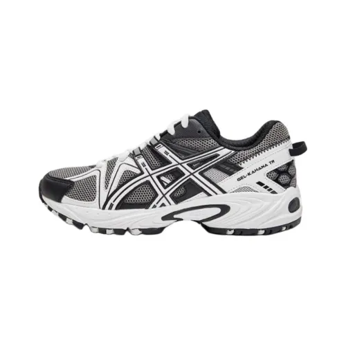 ASICS Гель Kahana TR Устойчивый к истиранию Низкий Топ Детские Беговые Кроссовки Белый Черный Подростки