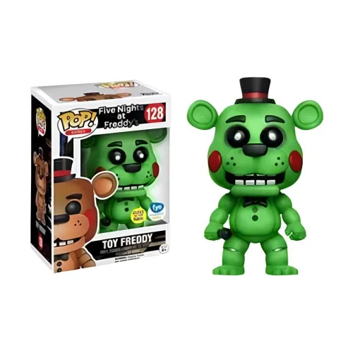 Funko POP! Collection GAMES Фигурка медвежонка из серии "Пять ночей в Фредди" Freddy Зеленая особенная версия фигурки в стиле Chibi