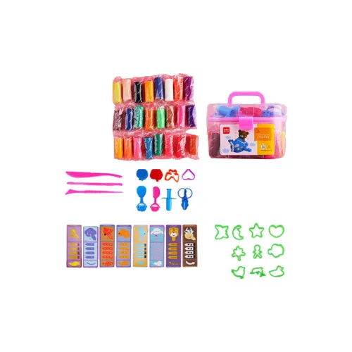 Deli Пластилин Тесто 24 ЦВЕТА LIKE Кожа Safe Глина Игрушки