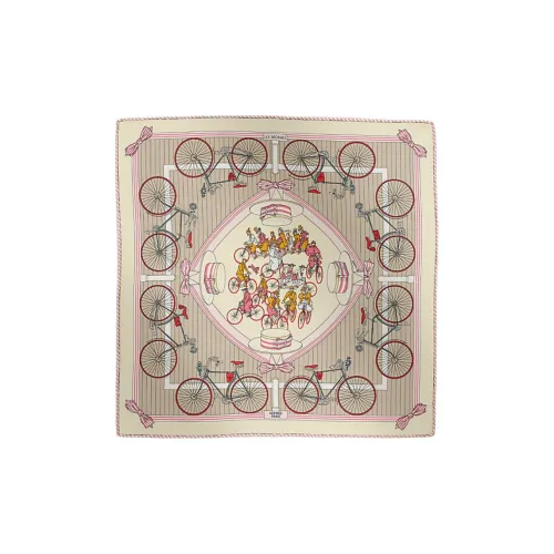 HERMES Шарфы из шелка Тутовый женские многоцветные