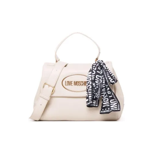 LOVE MOSCHINO Полиуретан Сумка с одним плечевым ремнем Женская Белая