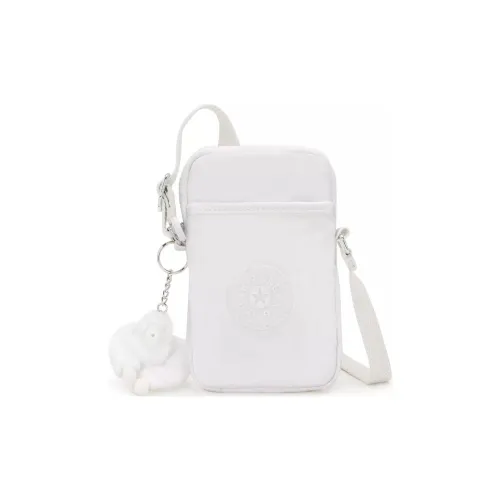 Kipling Нейлон Чехол для телефона Сумка через плечо Женские Pure Снежинка Гипсовый