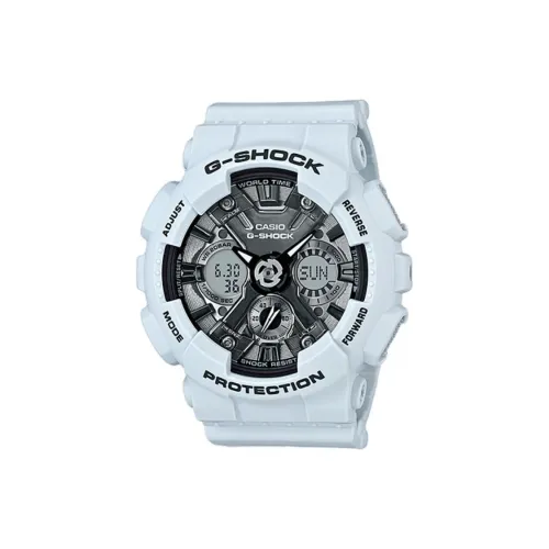 CASIO Кварцевый механизм Смольный ремешок Часы унисекс Серый циферблат