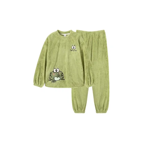 Huggy Kissy Пижамный комплект женский зеленый