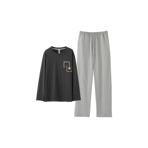 PAUL FRANK Пижамный комплект Мужской Темно-серый