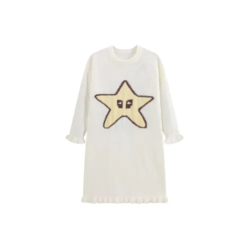 WANANNI Ночная сорочка Женская Белая