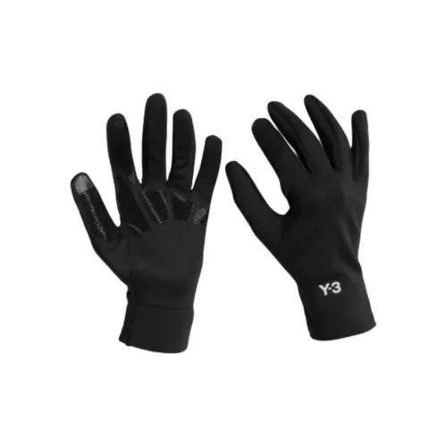 Y 3 Полиэстер Спортивные Перчатки Унисекс Черный