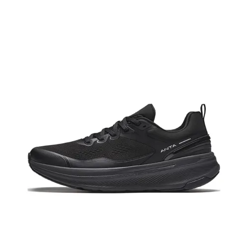 ANTA Divine Travel 9 Slip-resistant Abrasion-resistant Low-top Training Shoes Men's Black ANTA Divine Travel 9 Противоскользящие Износостойкие Низкие Кроссовки для тренировок Мужские Черные