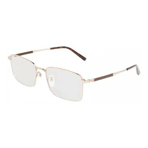 FERRAGAMO Прямоугольные Оправы для Очков Унисекс Золотые