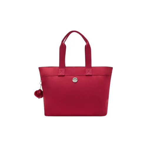 Kipling Переработанный нейлон Ноутбук Сумка Сумка Женская Бургунди