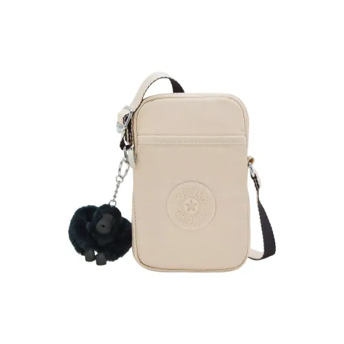 Kipling Нейлоновый чехол для телефона сумка через плечо женская бежевый