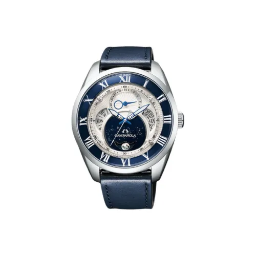 CITIZEN Eco Drive Collection Светильник Кварцевый механизм Коровья кожа Ремешок Часы Унисекс Белый циферблат