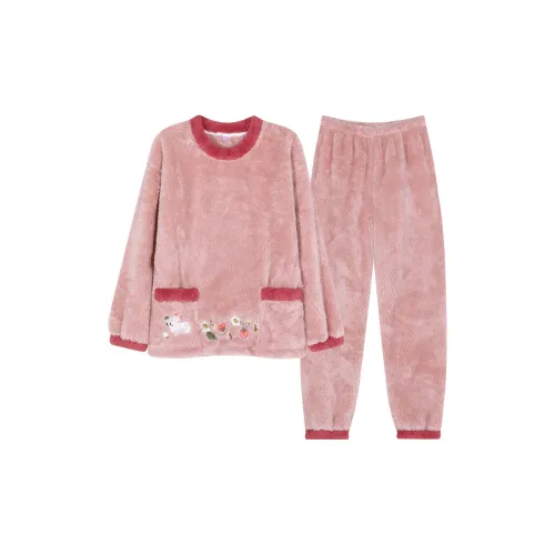 Huggy Kissy Пижамный комплект женский розовый